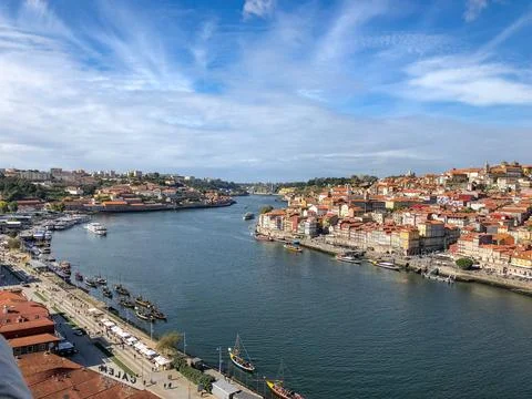 Stunning view of the Douro River Stock Photos