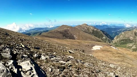 Stunning view of the high mountains. Stock Footage 135540363