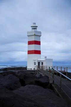 Stunning view of an old lighthouse Stock Photos