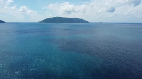 Stunning view on the remote pearl farm in the sea. Stock Footage 157388436
