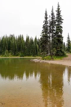 Stunning views of the lush Burroughs Mountains along Sunrise Rim Trail. Stock Photos
