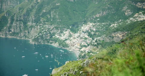 Stunning Views from the Path of the Gods Video stock 251956202