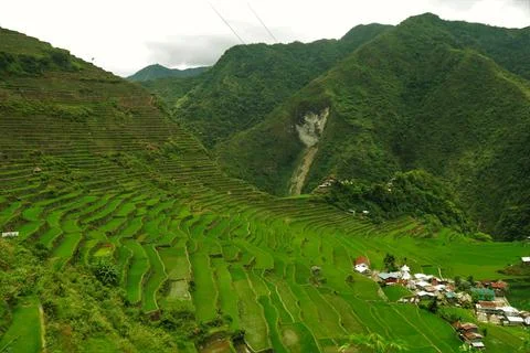 Stunning village of Batad Stock Photos