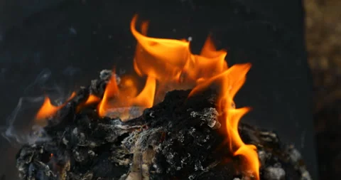 Stunning Visuals of Burning Energy Stock Footage 293085751