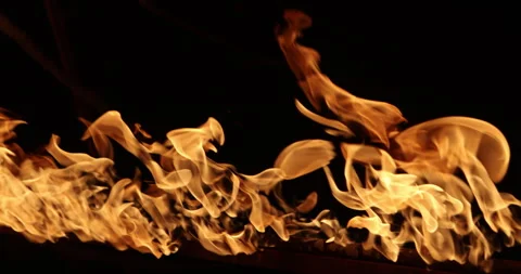 Stunning Visuals of Burning Energy Stock Footage 324523673