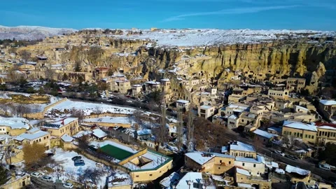 A stunning winter view of Cappadocia 動画素材 302153683