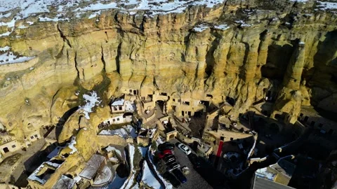 A stunning winter view of Cappadocia 動画素材 302154081