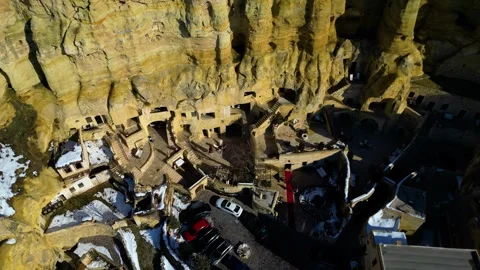 A stunning winter view of Cappadocia 動画素材 302154132