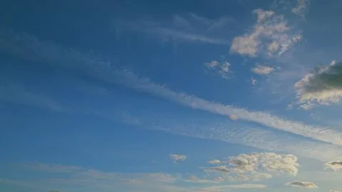 Stunningly Beautiful Cloud Patterns Displayed Majestically in the Endless Sky Ab Stock Photos