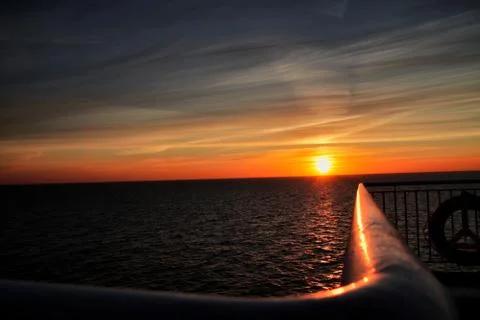 Stunnning sunset Stock Photos