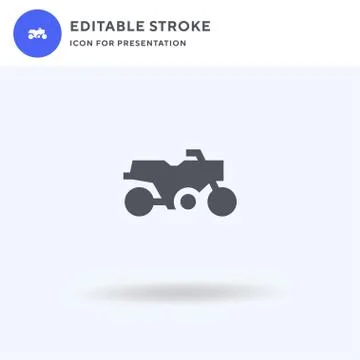 Stunt icon vector, filled flat sign, solid pictogram isolated on white, logo  Stock Illustration