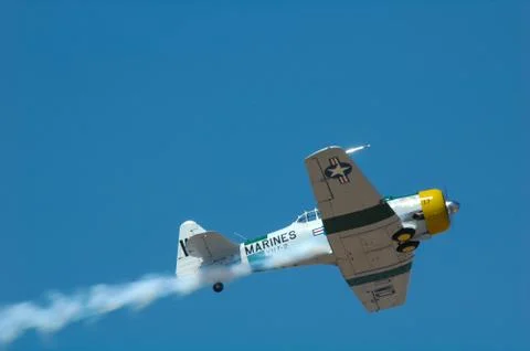 Stunt plane Foto stock