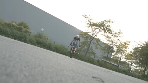 STUNT STANDING Stock Footage 146884379