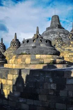 Stupa Borobudur in Yogjakarta in Java Stupa Borobudur in Yogjakarta in Jav... Stock-Fotos