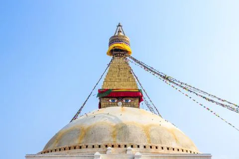 The Stupa of Boudanath Stock-Fotos