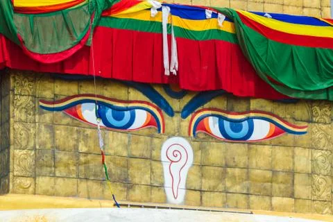 The Stupa of Boudanath Stock-Fotos