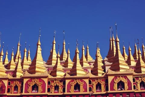 Stupa in Myanmar Fotos de archivo