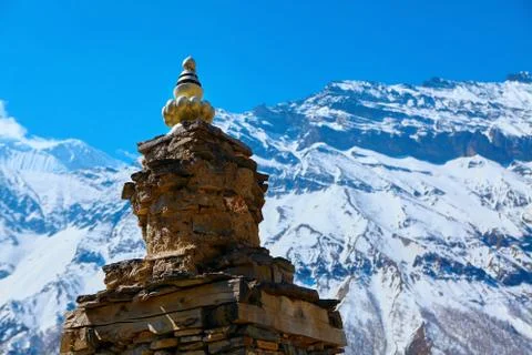 Stupa in Nepal Stock Photos