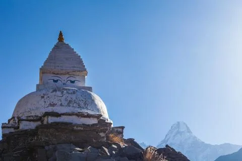 Stupa in Nepal Stock Photos