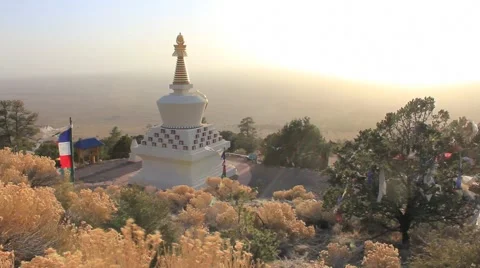 Stupa at Sunset No.1 Video stock 45407894