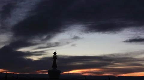 Stupa at Sunset No.3 Vidéo 45407864