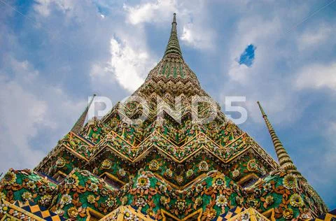 Stupa temple. Stock Photos