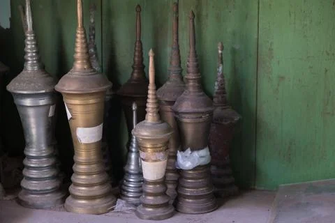 Stupas in box Stock Photos