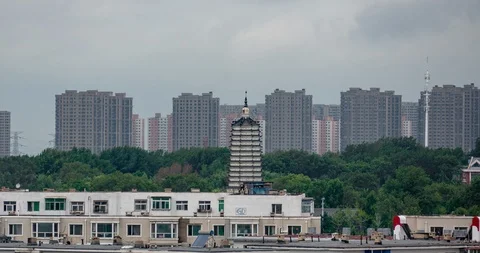 The stupas in the buildings 4K 動画素材 115185248