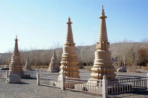 Stupas Foto stock