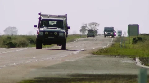 Sturt Highway  Stock Footage 321048978