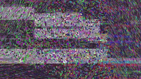Stuttering Shaky Colorful Glitch Effect Stock Footage 155226797