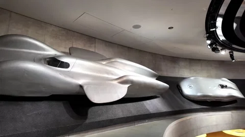 Stuttgart Germany - 04 02 2024:The Mercedes-Benz Museum Stuttgart Stock Footage 264275158