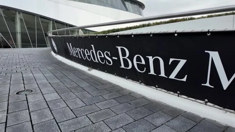 Stuttgart Germany - 04 02 2024:The Mercedes-Benz Museum Stuttgart Stock Footage 264433930