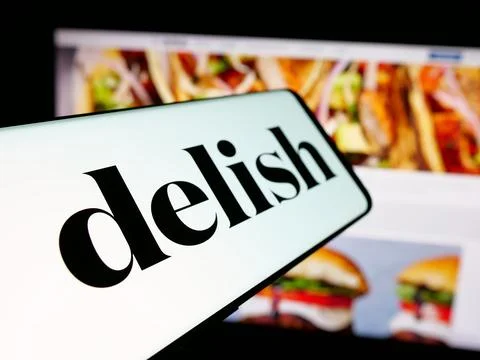 Stuttgart, Germany - 05-27-2025: Smartphone with logo of US food online magaz Stock Photos