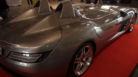 Stuttgart, Germany - March 12, 2011: Retro Classic 2011 Event Mercedes-Benz M 스톡 동영상 88417360