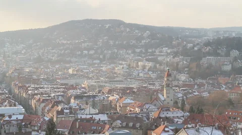 Stuttgart Skyline Stock Footage 59979971