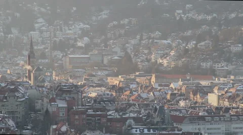 Stuttgart Skyline Stock Footage 60633559