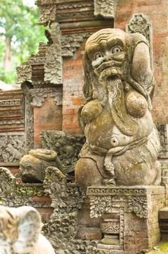 Stutue in ubud Foto stock