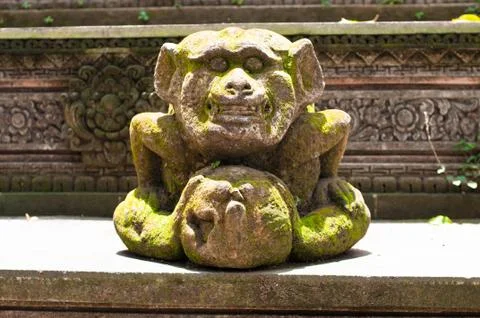 Stutue in ubud Stock Photos