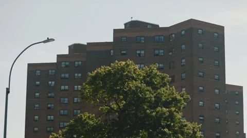 Stuy Town NYC Broll Video stock 252376001