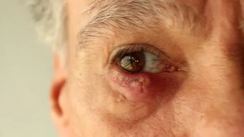 Stye on Eye Stock Footage 150459310