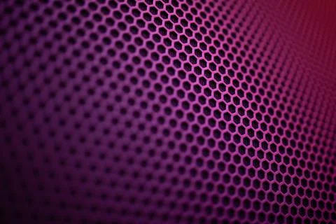 Style Abstrac modern background: metal honeycomb grill Stock Photos