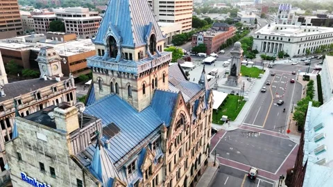 Style of Architecture - Syracuse, NY Stock Footage 336470025