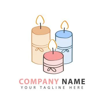Style cake logo Stock Illustration