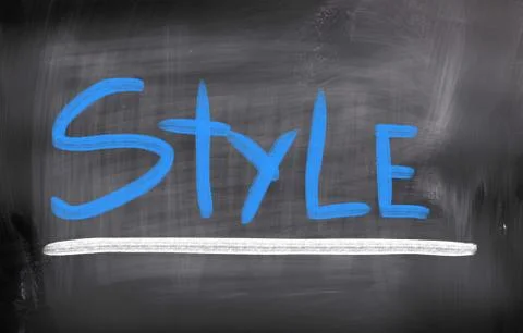 Style Concept Stock Illustration