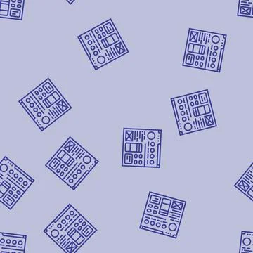 Style guide ux ui design line seamless pattern Stock Illustration