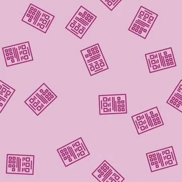 Style guide ux ui design line vector seamless pattern Stock Illustration