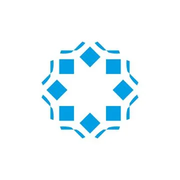 Style Luxury Idea Pattern Unique Colorful Abstract Mandala Logo Design Template Stock Illustration