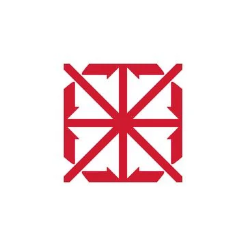 Style Luxury Idea Pattern Unique Colorful Abstract Mandala Logo Design Template Stock Illustration