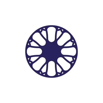 Style Luxury Idea Pattern Unique Colorful Abstract Mandala Logo Design Template Stock Illustration